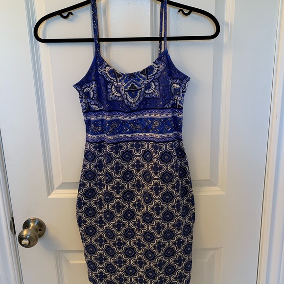 Garage mini print dress